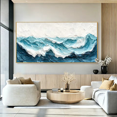 Serene Shoreline | Minimal Seascape Wall Art