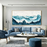 Serene Küstenlinie | Minimale Meereslandschaft Wandkunst