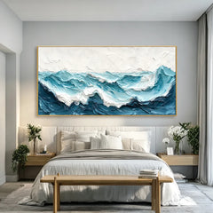 Serene Shoreline | Minimal Seascape Wall Art
