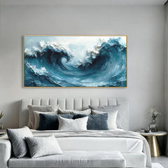 Ocean Surge | Textured Ocean Abstract Painting