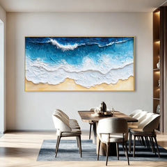 Golden Shore Breeze | Beach Inspired Wall Art