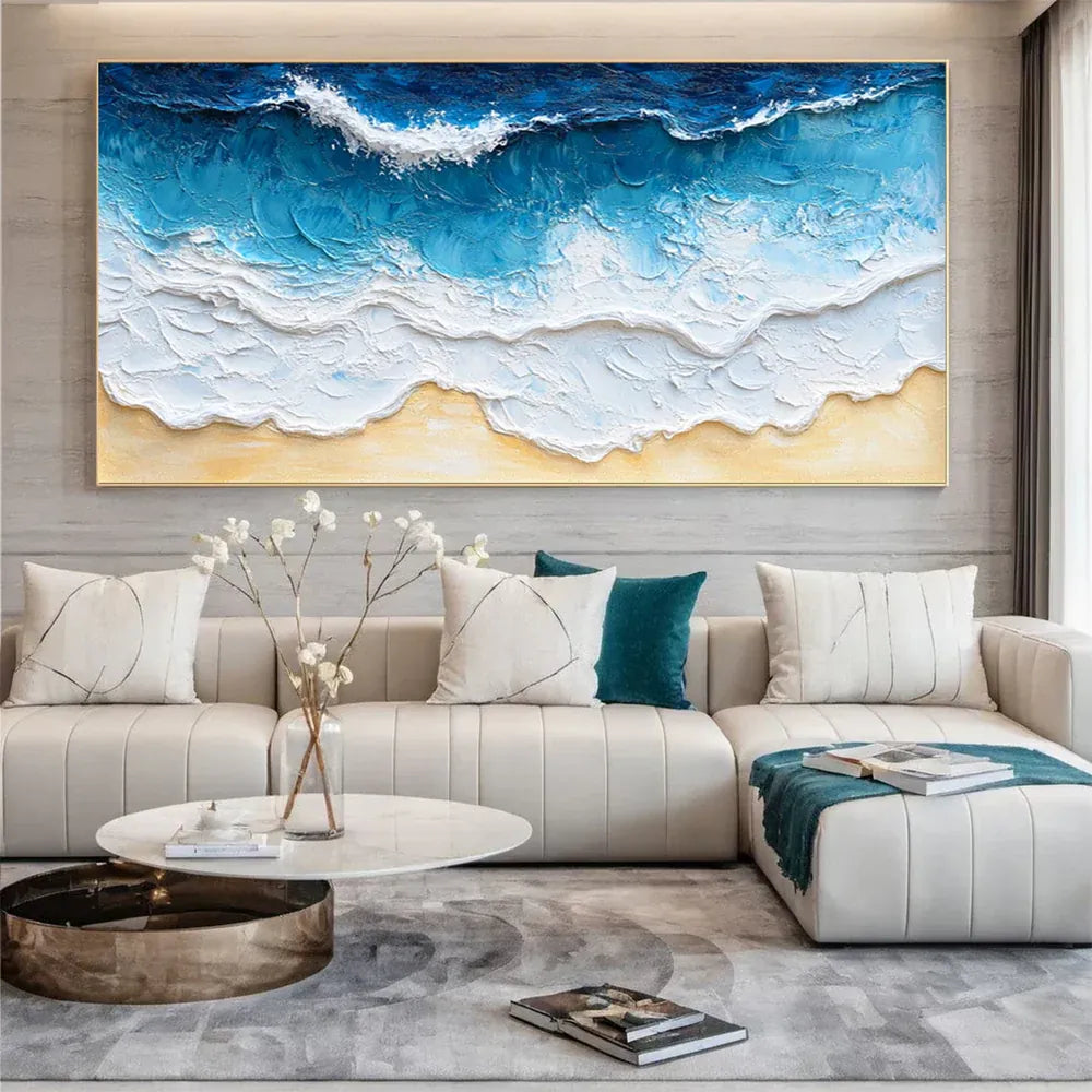 Golden Shore Breeze | Beach Inspired Wall Art