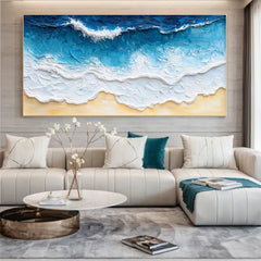 Golden Shore Breeze | Beach Inspired Wall Art
