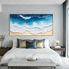 Golden Shore Breeze | Beach Inspired Wall Art