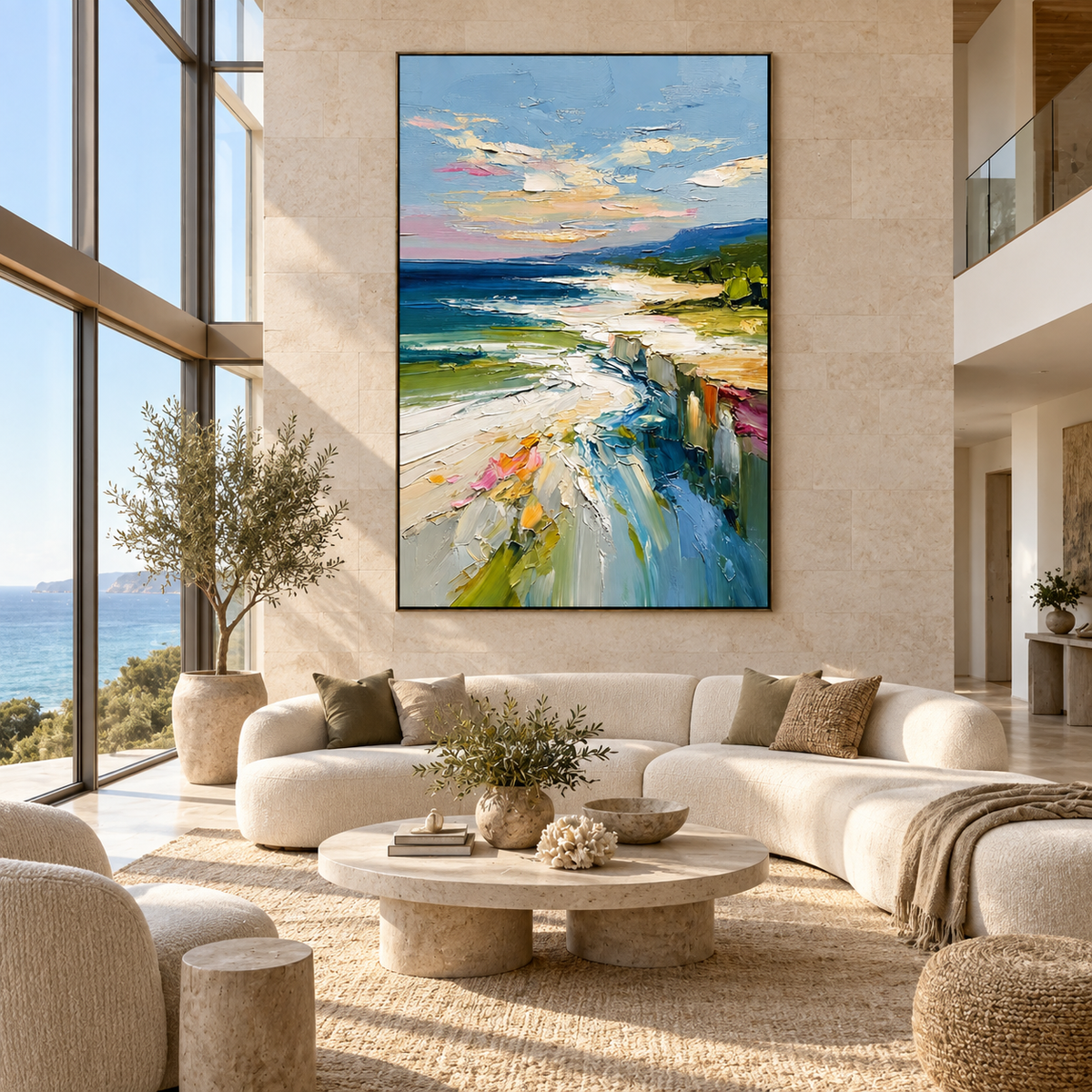 Coastal Light-Seascape Painting