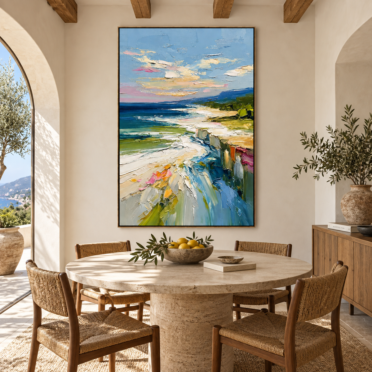 Coastal Light-Seascape Painting