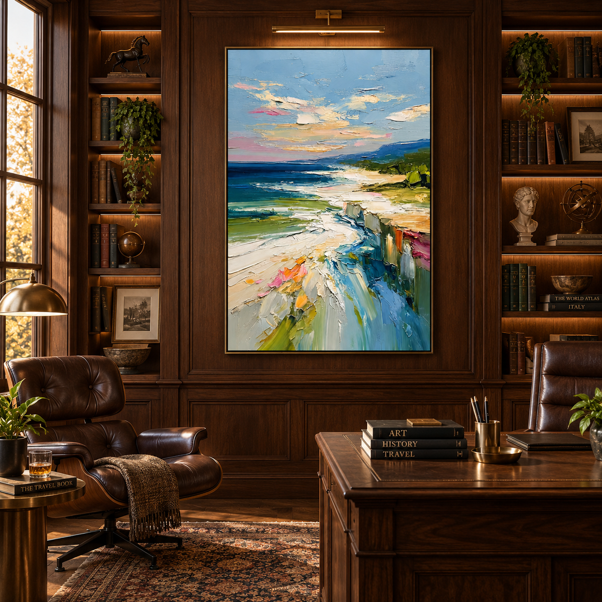 Coastal Light-Seascape Painting