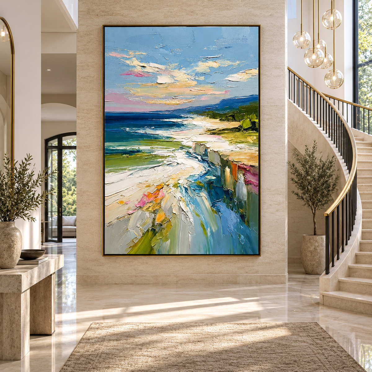 Coastal Light-Seascape Painting
