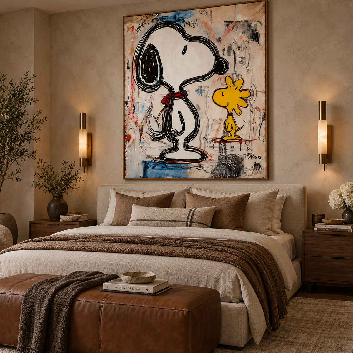Playful Friends-Contemporary Pop Art Painting