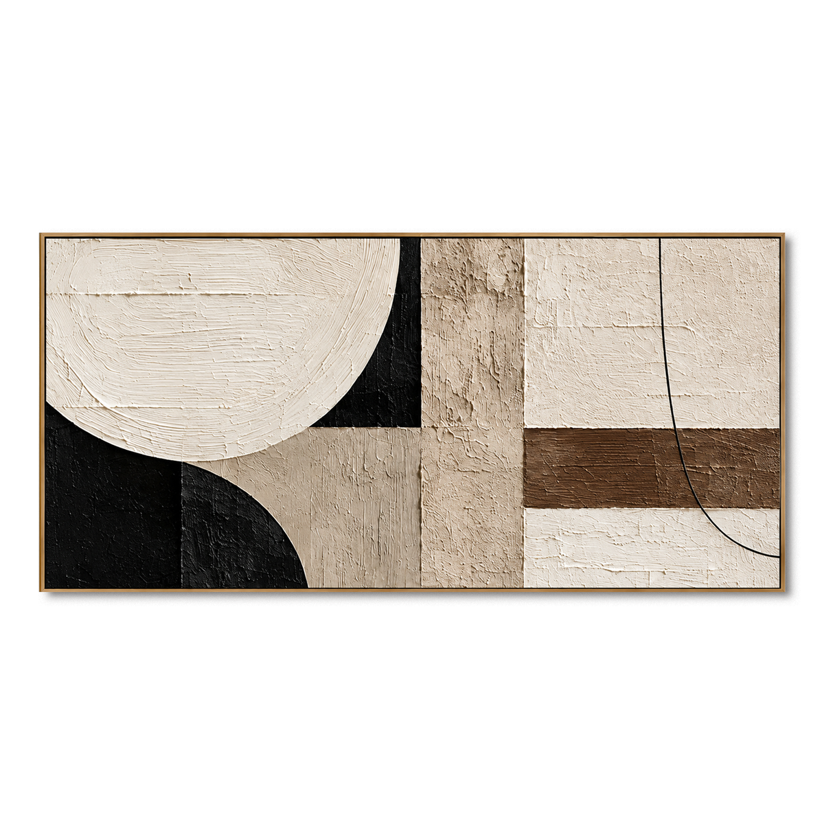 Quiet Structure-Modern Abstract Texture Painting