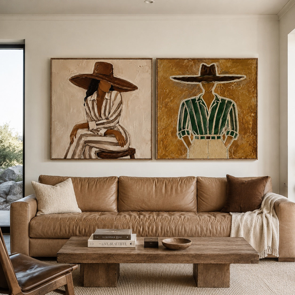 Desert Pear-Western Figure Oil Painting Set