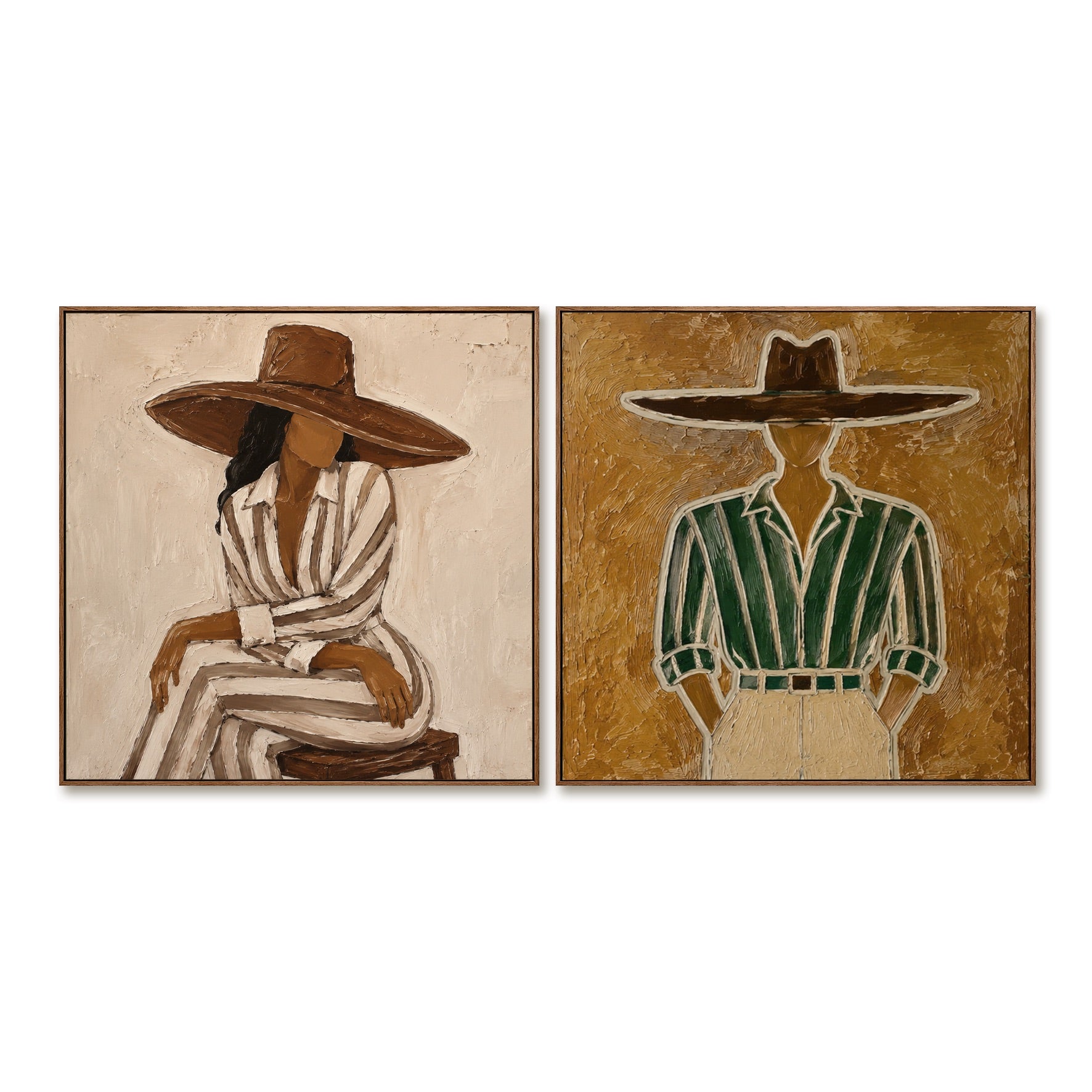 Desert Pear-Western Figure Oil Painting Set