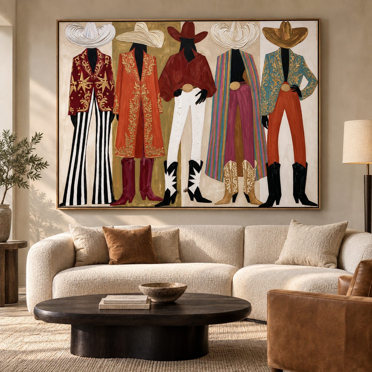 Frontier Parade-Western Fashion Painting