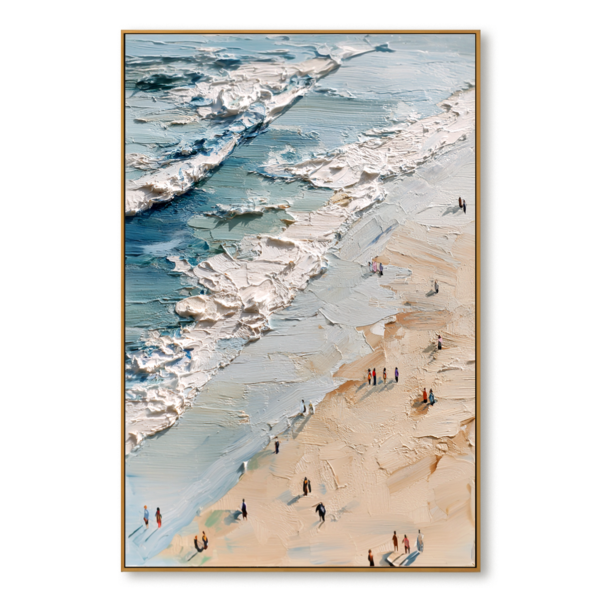 Ocean Shore-Abstract Coastal Painting