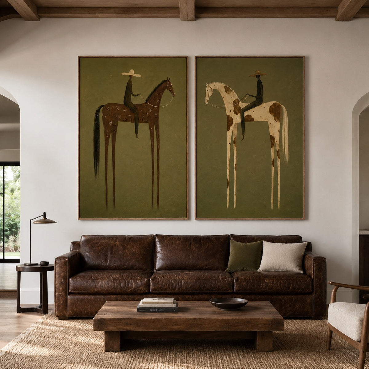 Sage Riders-Cowboy Horse Oil Painting Set