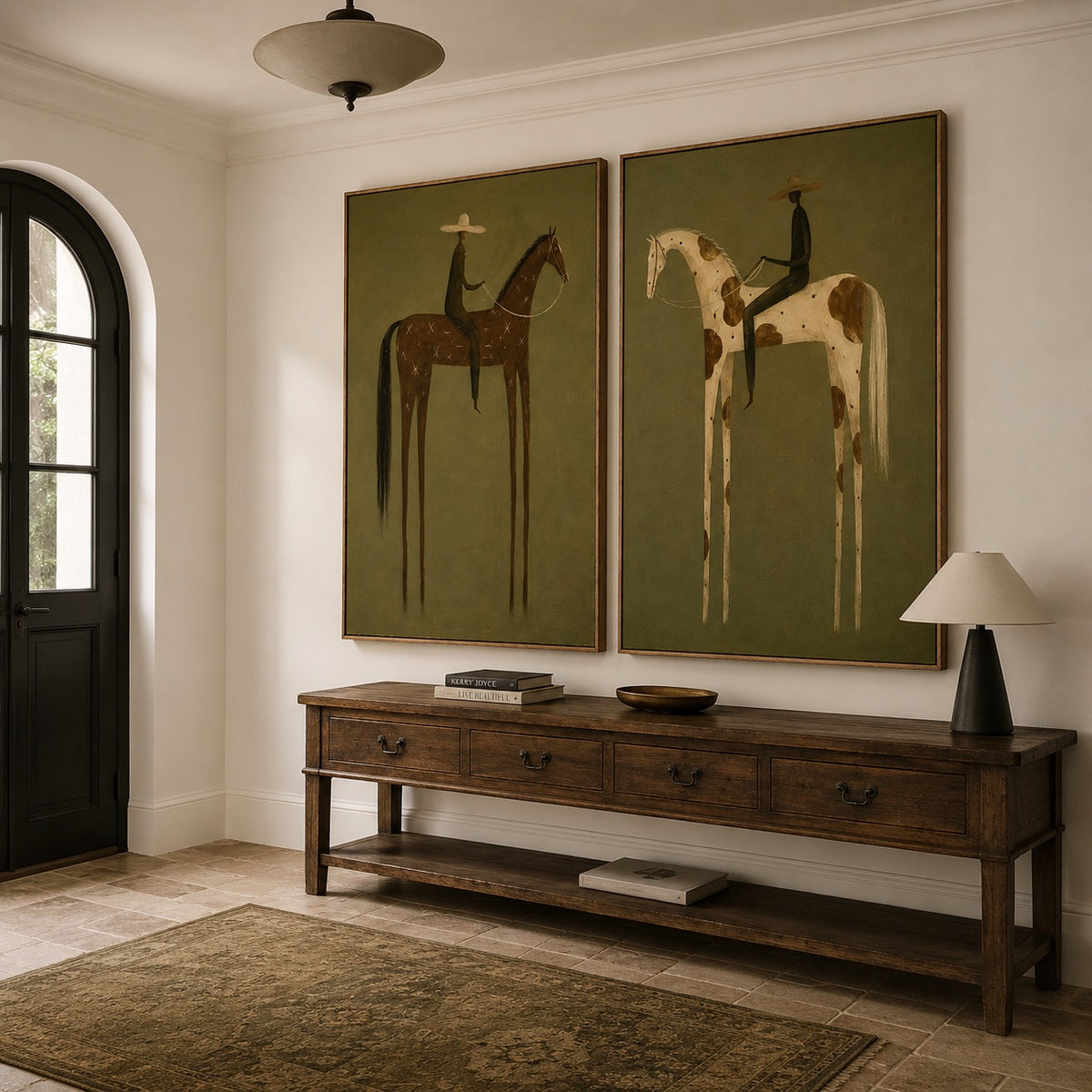 Sage Riders-Cowboy Horse Oil Painting Set