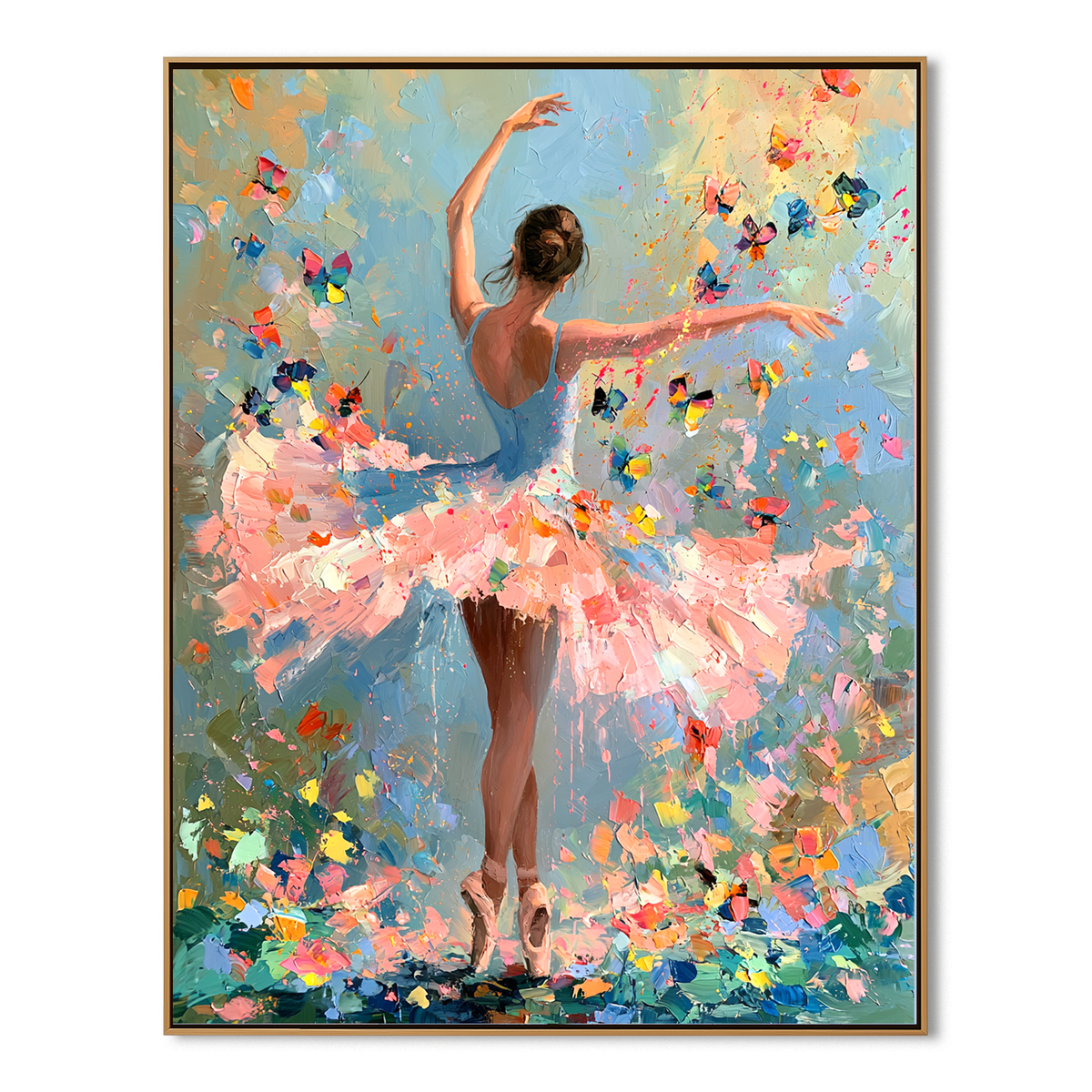 Butterfly Waltz-Ballerina Painting