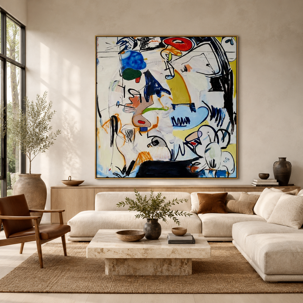 Abstract Urban Rhythm-Contemporary Abstract Painting