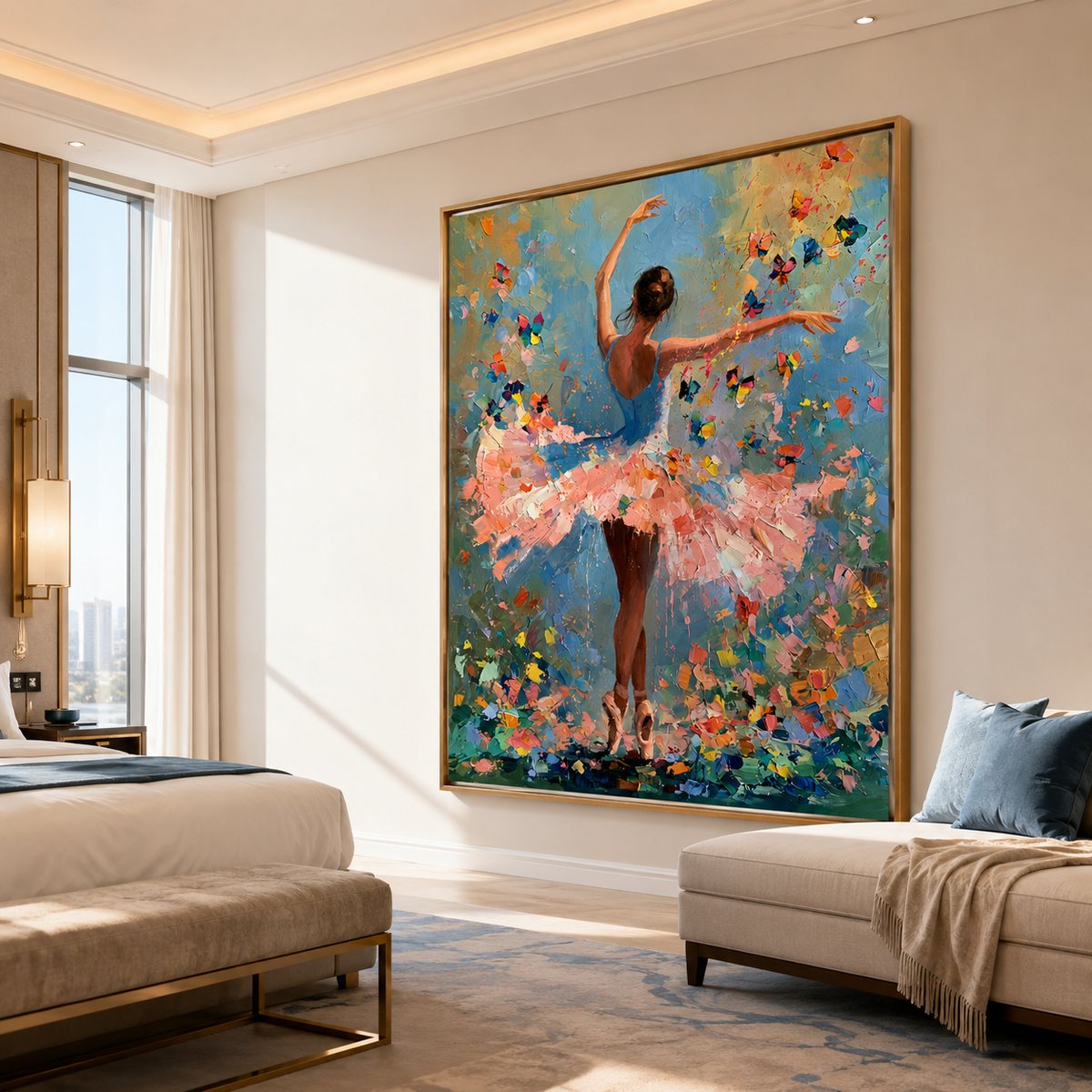 Butterfly Waltz-Ballerina Painting