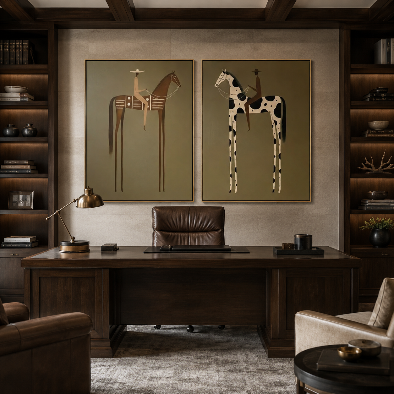 Earth Rider-Horse Figurative Painting Set