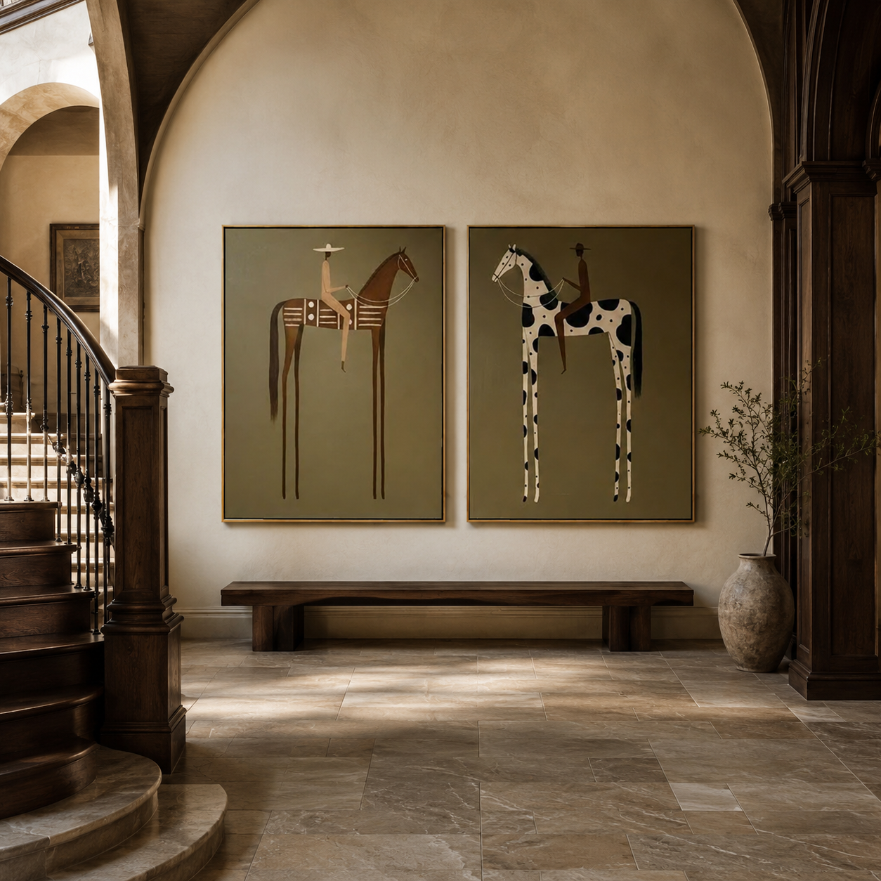 Earth Rider-Horse Figurative Painting Set