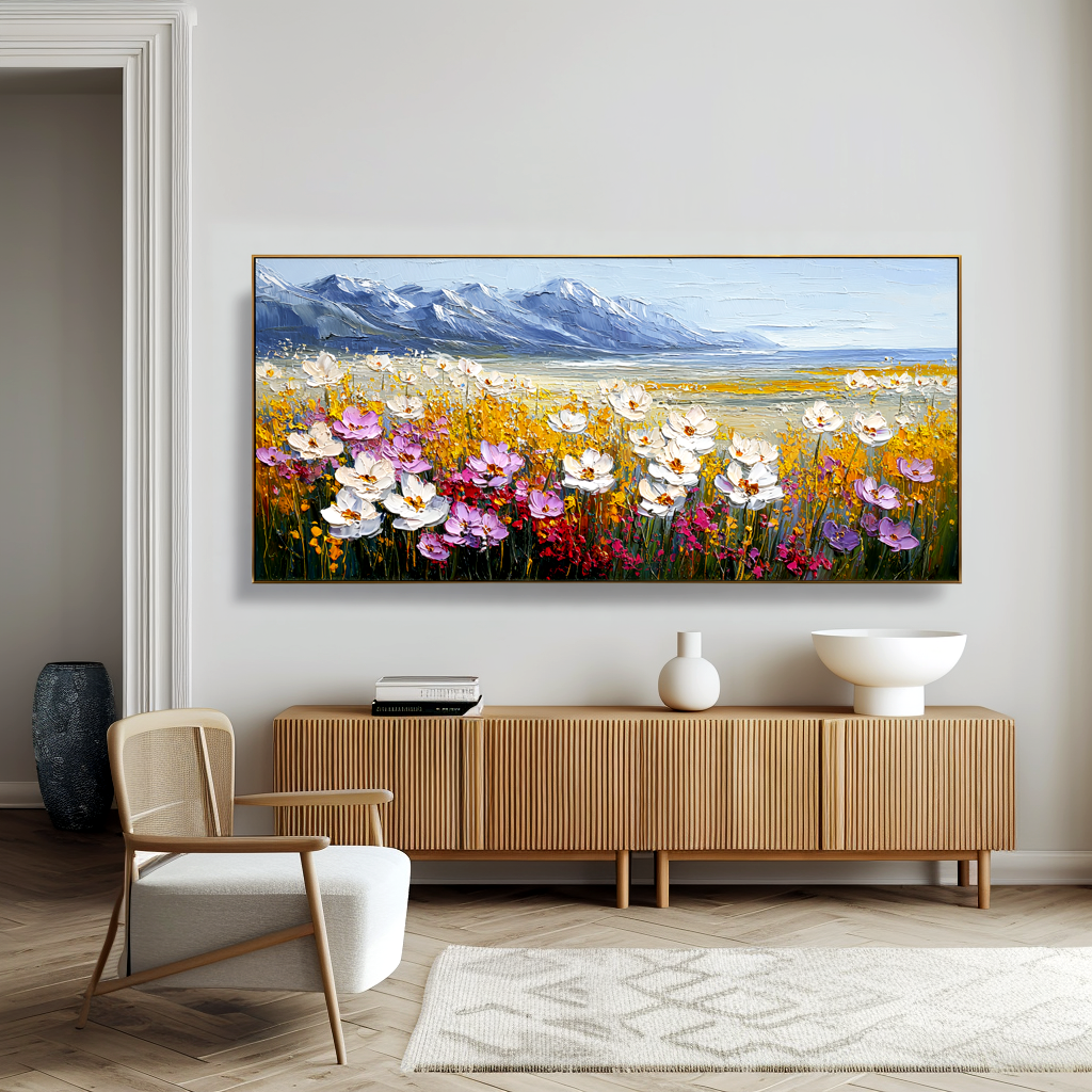 Highland Bloom-Mountain Wildflower Painting