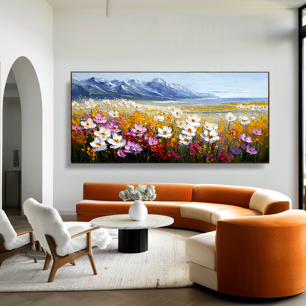 Highland Bloom-Mountain Wildflower Painting