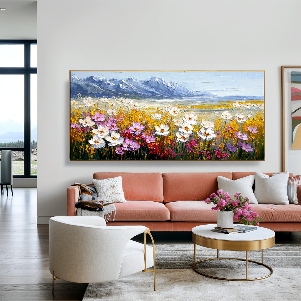 Highland Bloom-Mountain Wildflower Painting