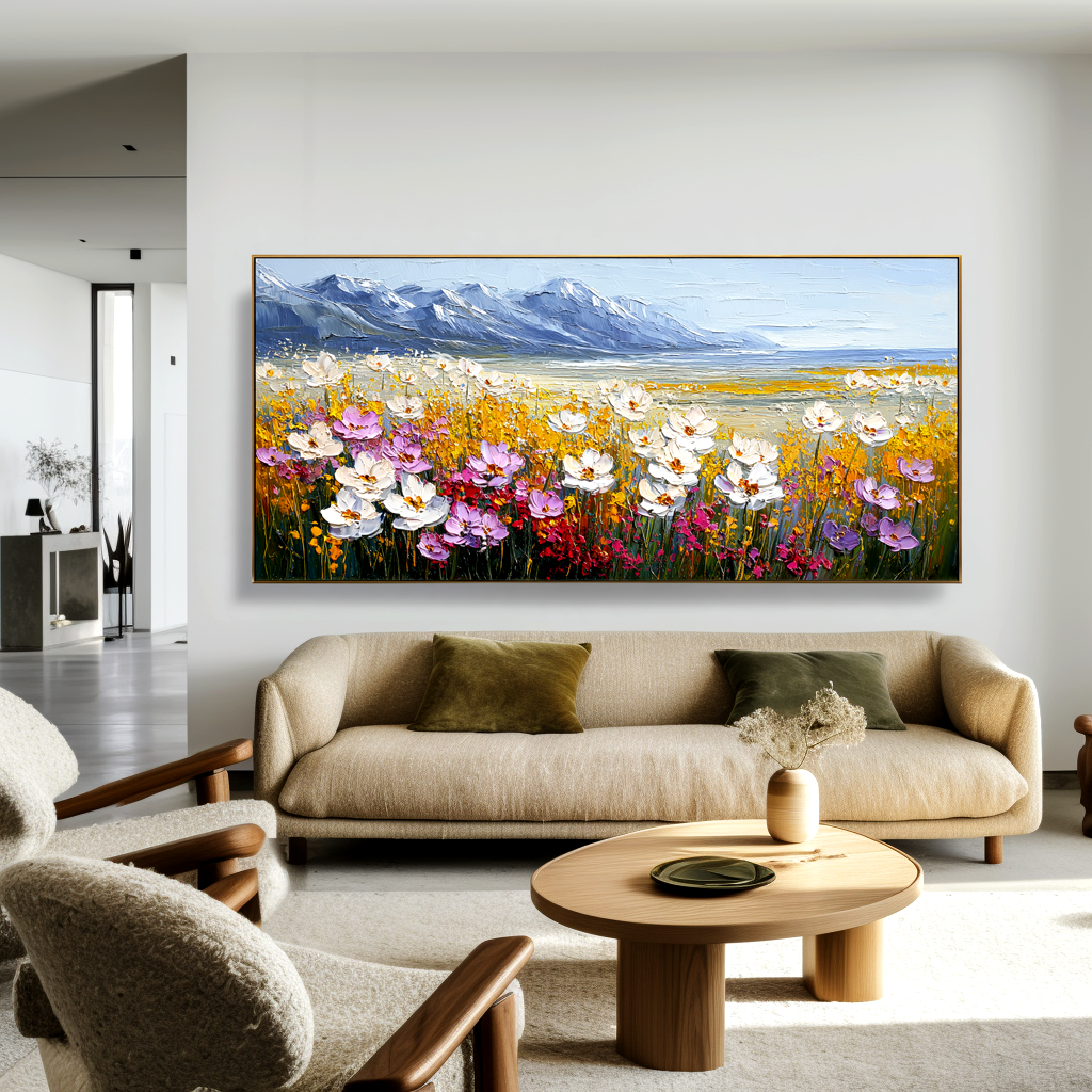 Highland Bloom-Mountain Wildflower Painting