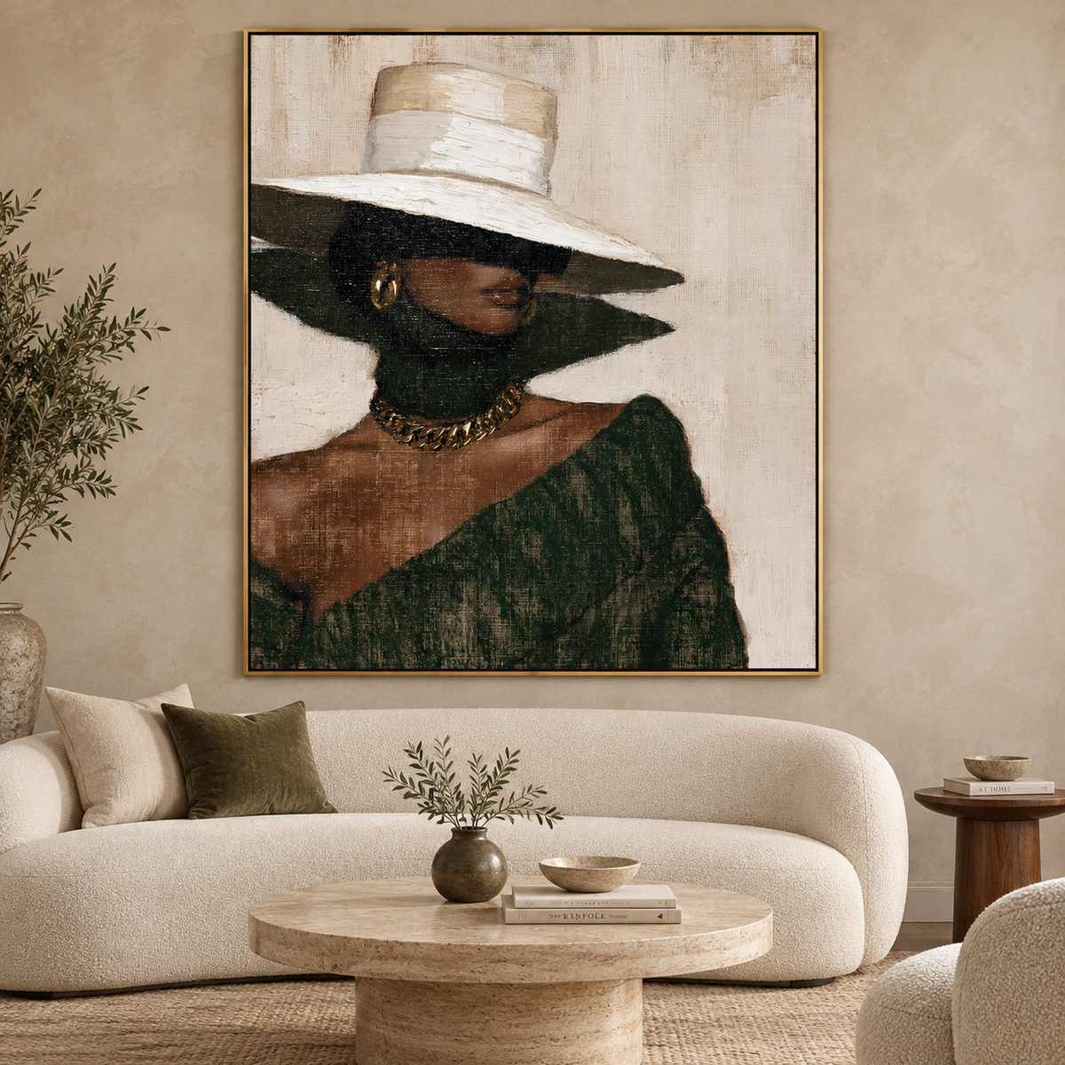 Mystery Woman-Fashion Portrait Painting