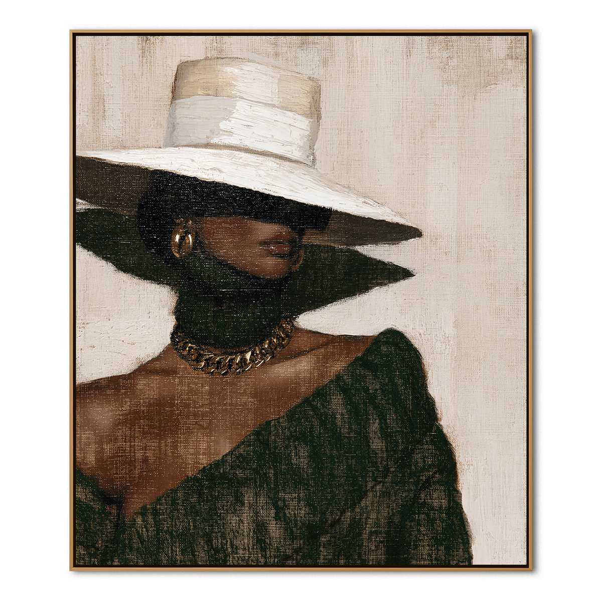 Mystery Woman-Fashion Portrait Painting
