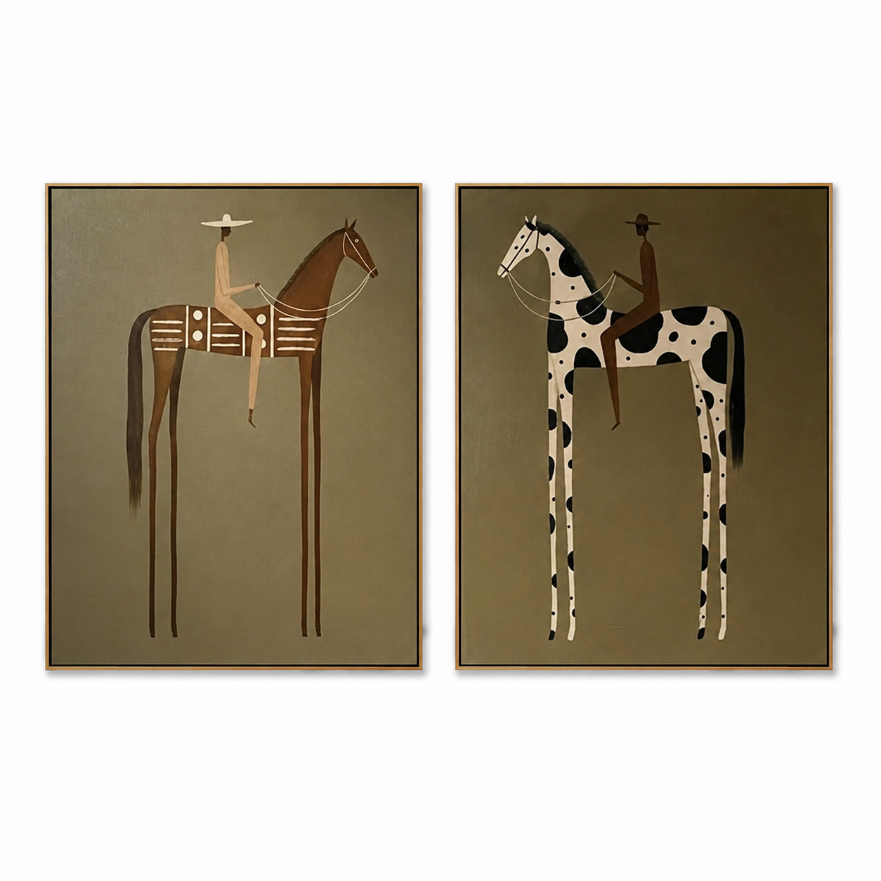 Earth Rider-Horse Figurative Painting Set