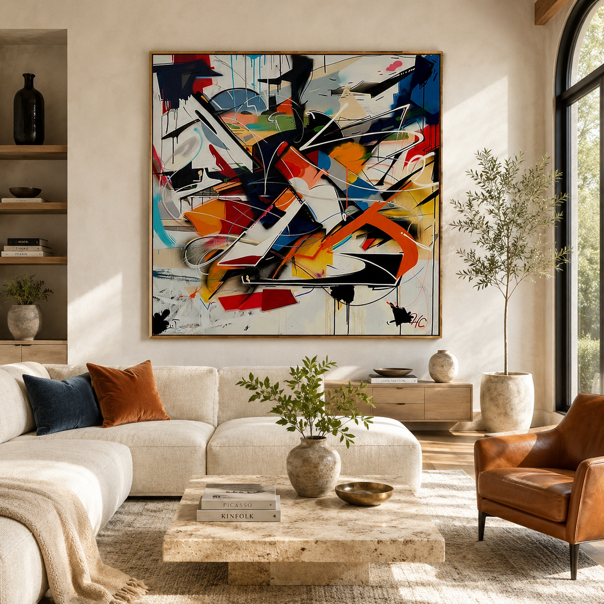 Abstract Motion Spectrum-Contemporary Abstract Painting