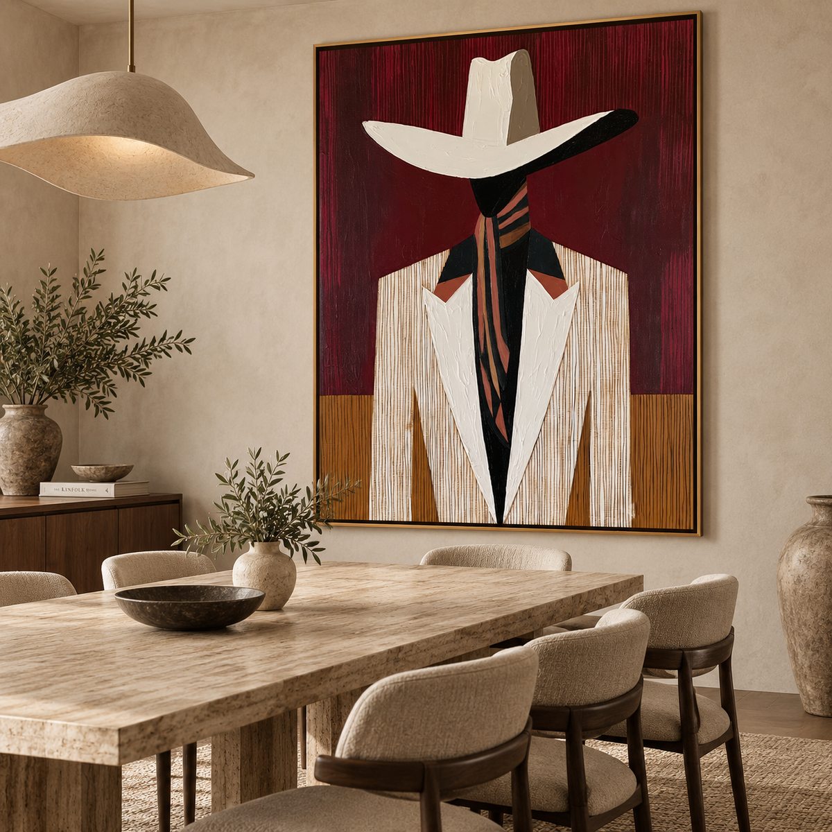 Velvet Ranch-Western Portrait Painting