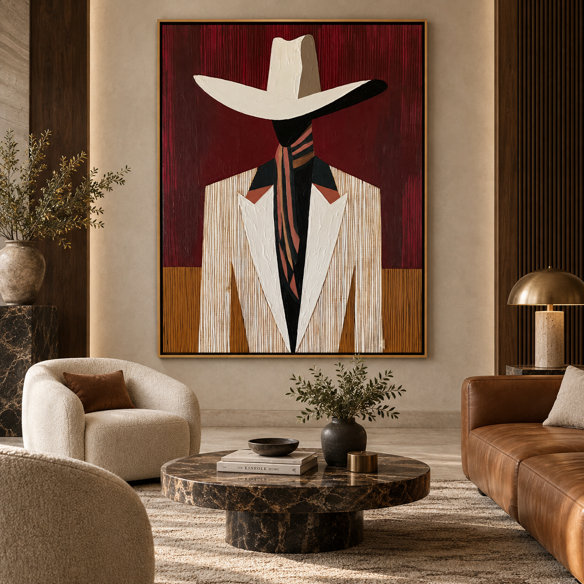 Velvet Ranch-Western Portrait Painting