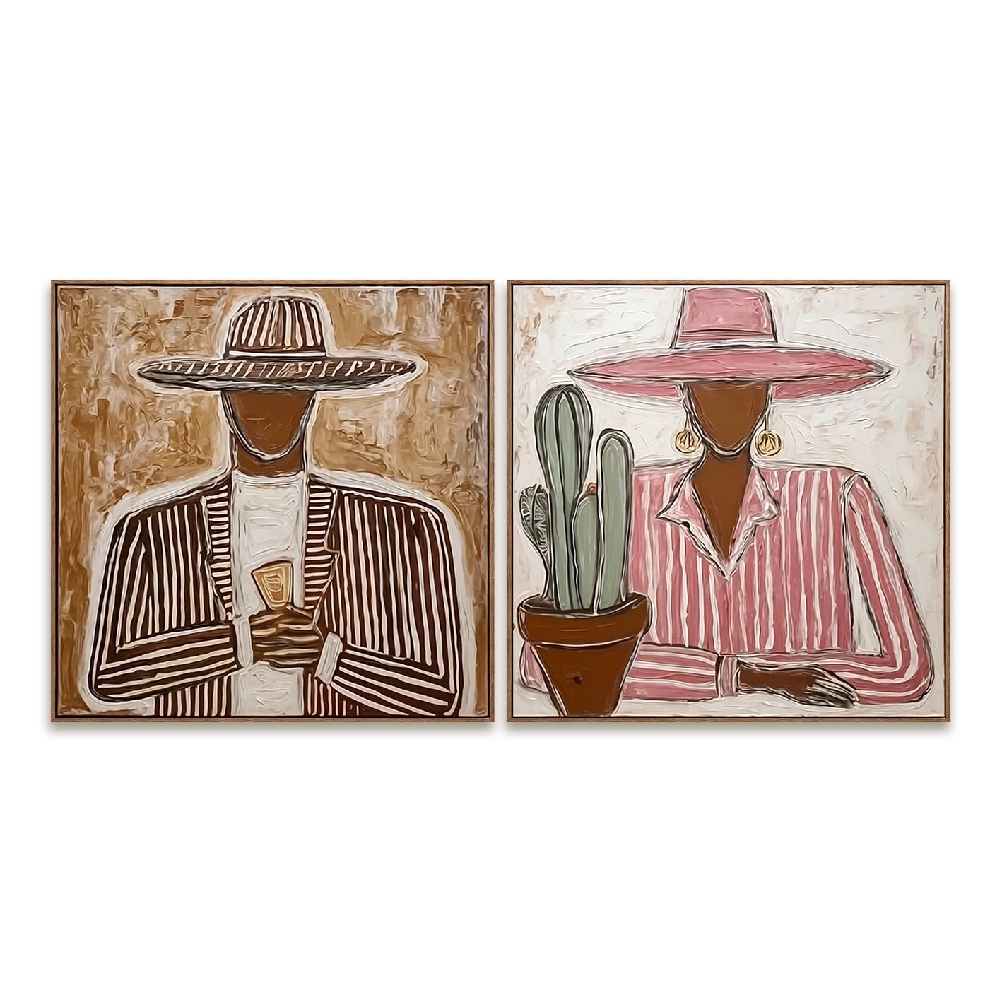 Desert Toast-Western Portrait Oil Painting Set