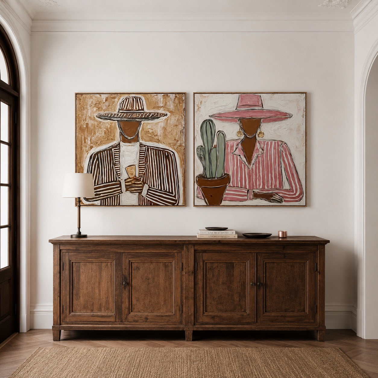 Desert Toast-Western Portrait Oil Painting Set