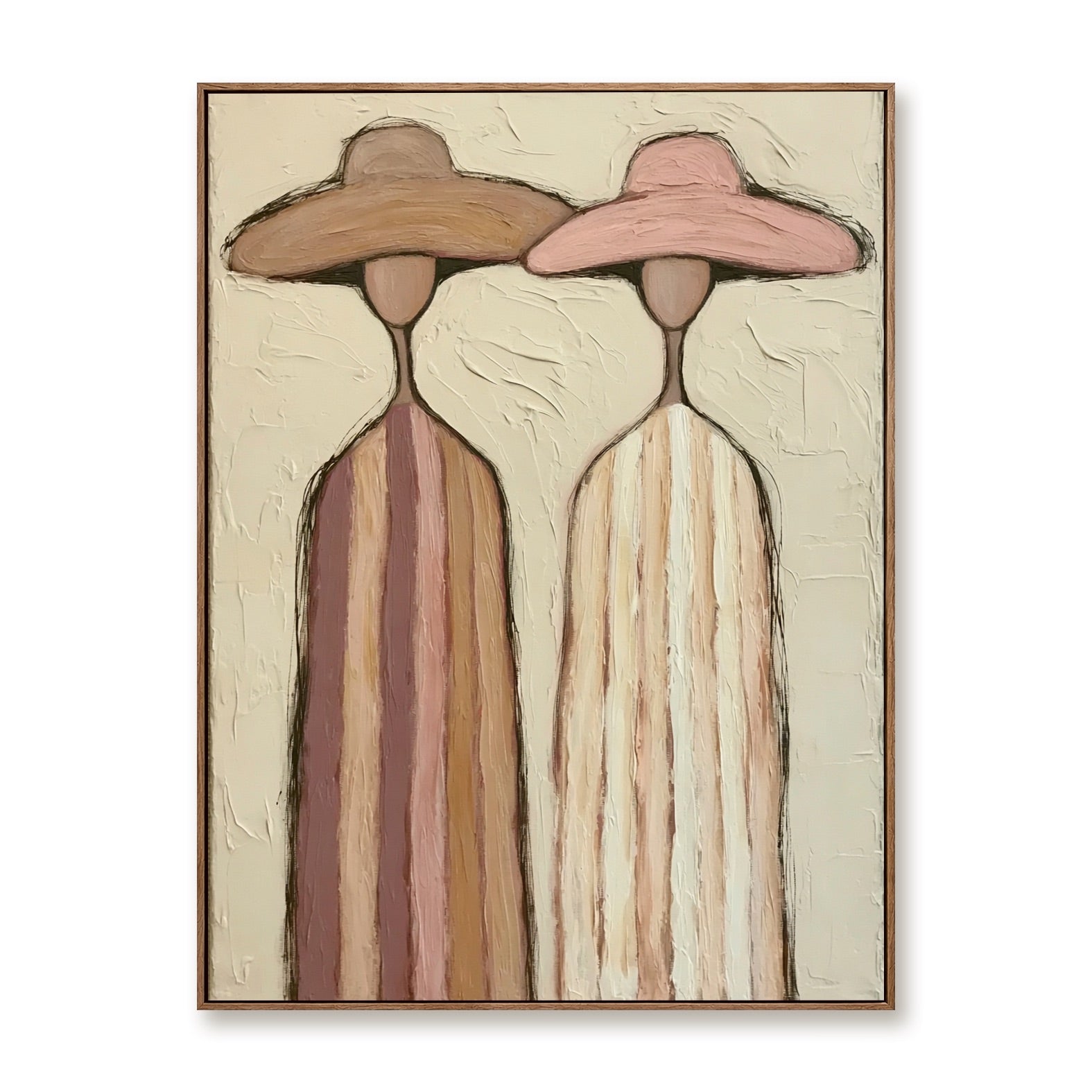 Soft Horizon-Western Women Oil Painting