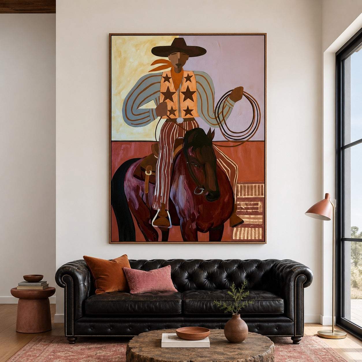 Star Rider-Western Cowboy Oil Painting