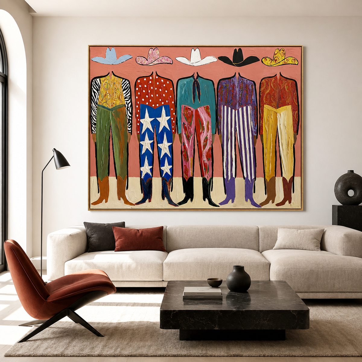 Rodeo Wardrobe-Western Fashion Painting