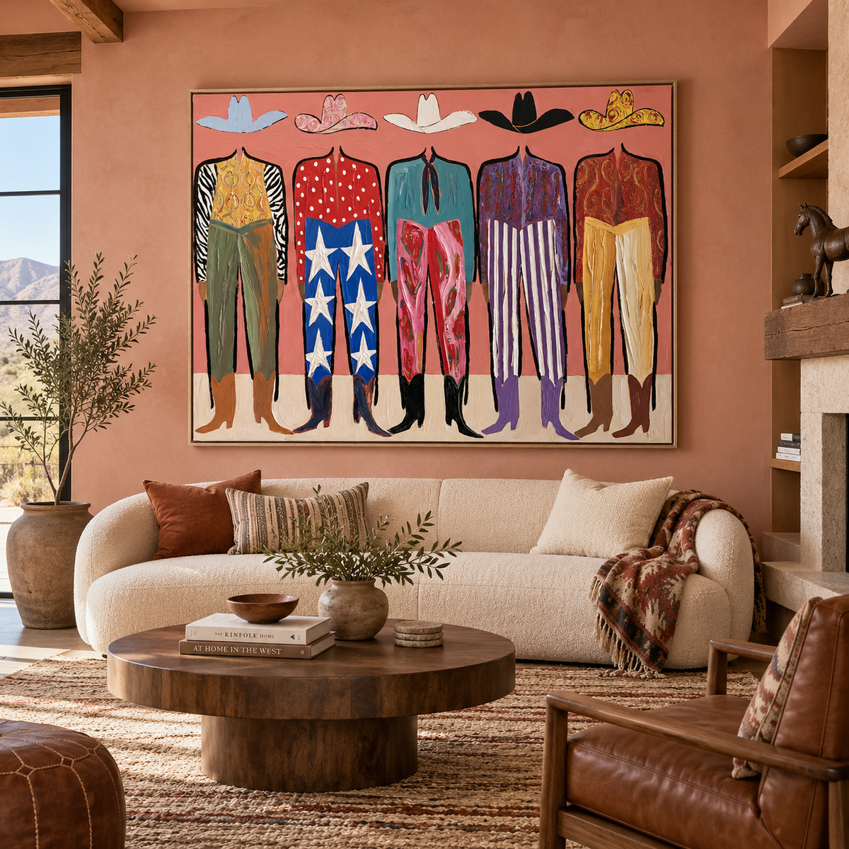 Rodeo Wardrobe-Western Fashion Painting