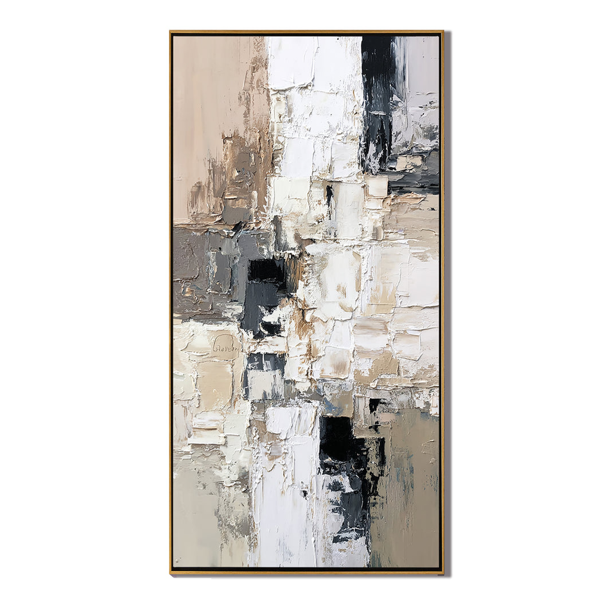 Ivory Contrast-Abstract Painting